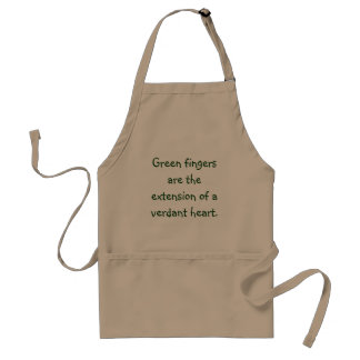 Green Quote Gardening Apron