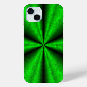 Green Rainbow in Elephant Skin Leather Optik iPhone 15 Mini Case