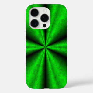 Green Rainbow in Elephant Skin Leather Optik iPhone 16 Pro Case