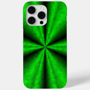 Green Rainbow in Elephant Skin Leather Optik iPhone 15 Pro Max Case