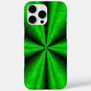 Green Rainbow in Elephant Skin Leather Optik iPhone 16 Pro Max Case