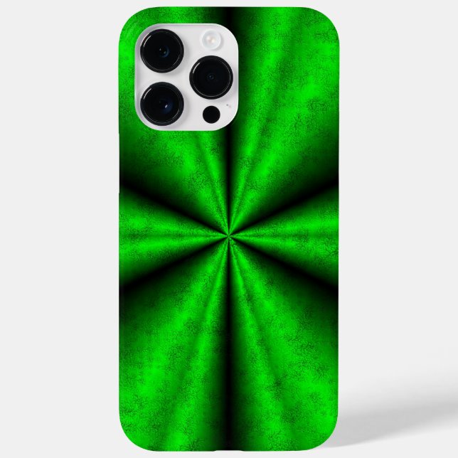 Green Rainbow in Elephant Skin Leather Optik Case-Mate iPhone Case (Back)