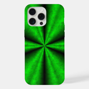 Green Rainbow in Elephant Skin Leather Optik iPhone 15 Pro Max Case