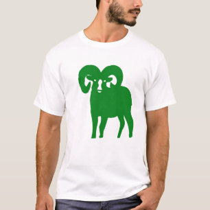 Green Ram Aries Zodiac Icon Gift T-Shirt