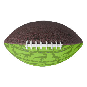 Green Raptor Pattern American Football