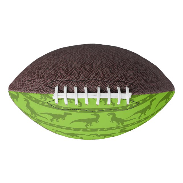 Green Raptor Pattern American Football (Front)