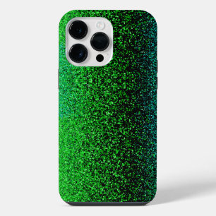 Green raster 2 sides 01.b Black BG iPhone 14 Pro Max Case