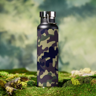 Green Recoleta #2 Camo Thor Copper Infused   Water Bottle