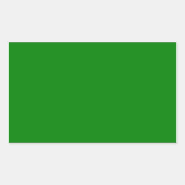 Green Rectangular Sticker (Front)