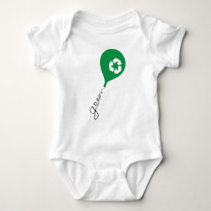 Green Recycle Baby Bodysuit