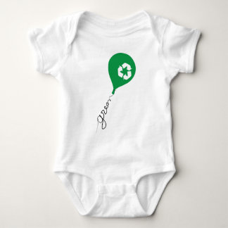 Green Recycle Baby Bodysuit