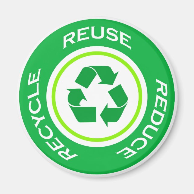 Green recycle - Magnet (Front)