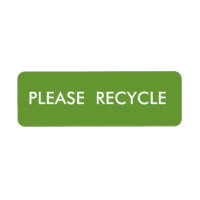 Green Recycle  Simple Warning  Shipping