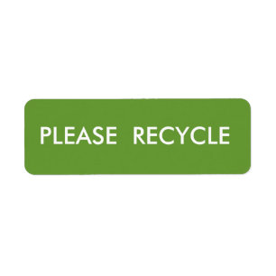 Green Recycle  Simple Warning  Shipping
