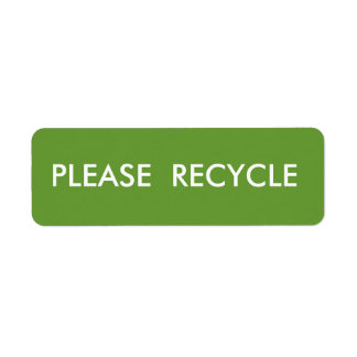 Green Recycle  Simple Warning  Shipping