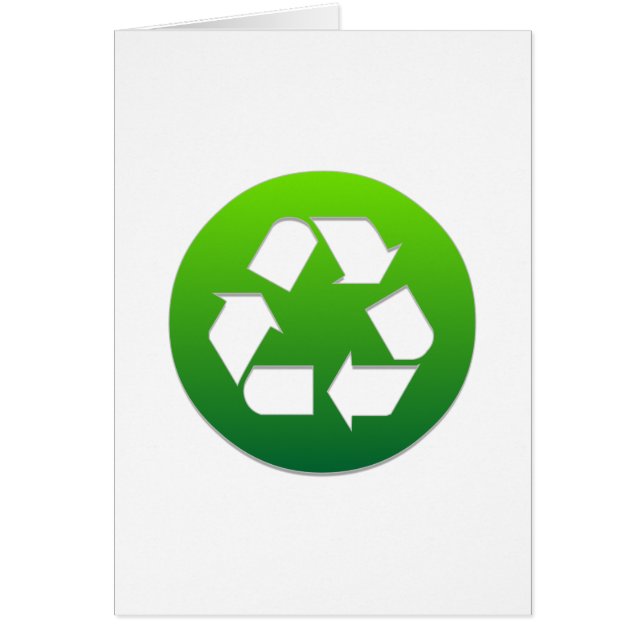 Green Recycling Symbol (Front)