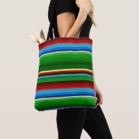 Green Red Blue Mexican Sarape