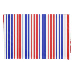 Green Red Blue Stripes Pattern   Pillowcase