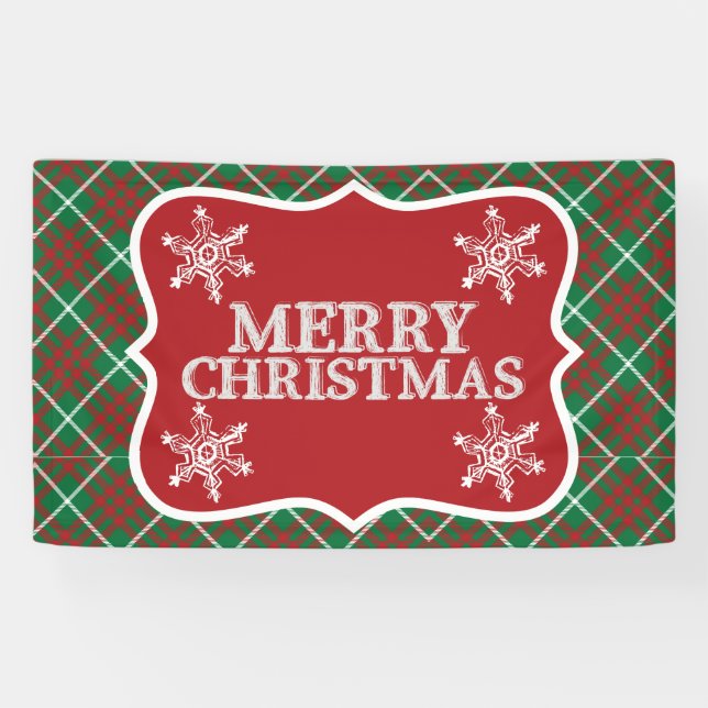 Green & Red Check Banner (Horizontal)