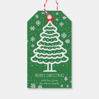 Green & Red Christmas Gift Tags