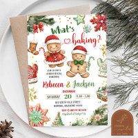 Green Red Gingerbread Cookies Gender Reveal
