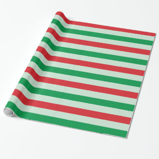 Green | Red | Mint Striped Patterned Paper