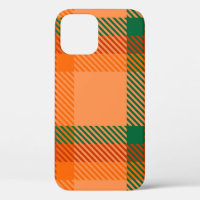 Green, Red, Orange and Beige Tartan Plaid Scottish