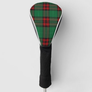 Green & Red Plaid Pattern – Classic Stylish Design Golf Head Cover