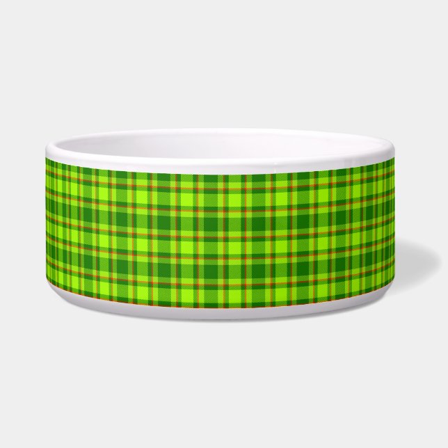 Green Red Tartan Chequered Plaid Pattern-55788 (Front)