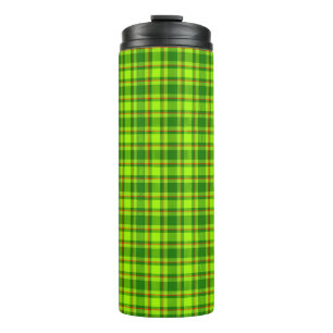 Green Red Tartan Chequered Plaid Pattern-55788 Thermal Tumbler