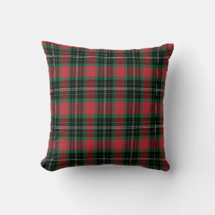 Green & Red Tartan Cushion