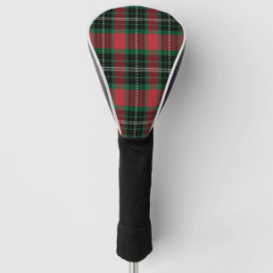 Green & Red Tartan Golf Head Cover