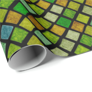 Green Rhombuses Wrapping Paper
