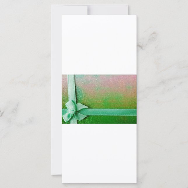 Green ribbon background (Front)