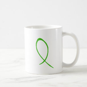 Green Ribbon Customisable Mug