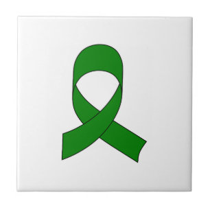 Green Ribbon Drawing Tile