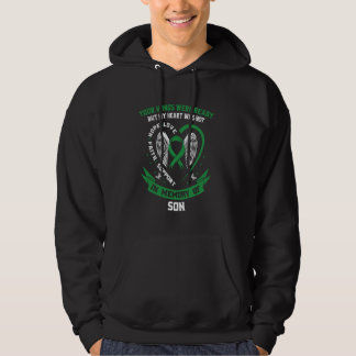 Green Ribbon In Memory of Son Kidney Disease Aware Hoodie