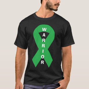 Green Ribbon Mental Health Awareness Warrior T-Shirt