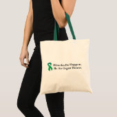 Green Ribbon Miracle Tote Bag (Front (Product))