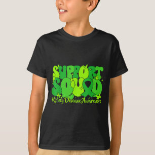 Green ribbon support squad kidney disease T-Shirt