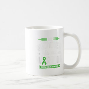 Green Ribbon Warrior & Supporters - Mental Hea Coffee Mug