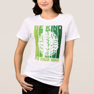Green Ribbon Warrior & Supporters - Mental Hea Tri-Blend Shirt