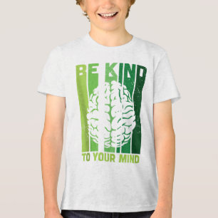 Green Ribbon Warrior & Supporters - Mental Hea Tri-Blend Shirt