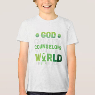 Green Ribbon Warrior & Supporters - Mental Hea Tri-Blend Shirt