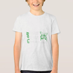 Green Ribbon Warrior &amp; Supporters - Mental Hea Tri-Blend Shirt