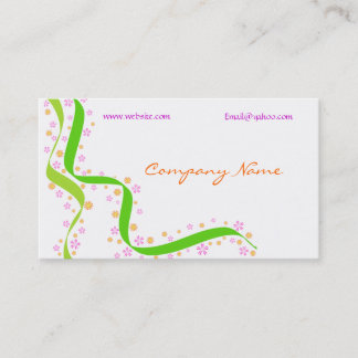 Green Ribbons Business Card