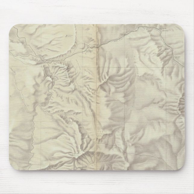 Green River Basin Topographical Mouse Mat (Front)