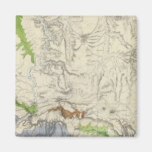 Green River from the Union Pacific Rail Road Map Magnet