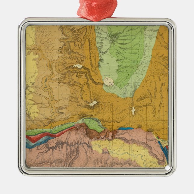 Green River from the Union Pacific Rail Road Metal Tree Decoration (Front)