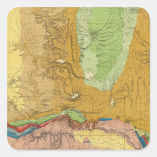 Green River from the Union Pacific Rail Road Square Sticker